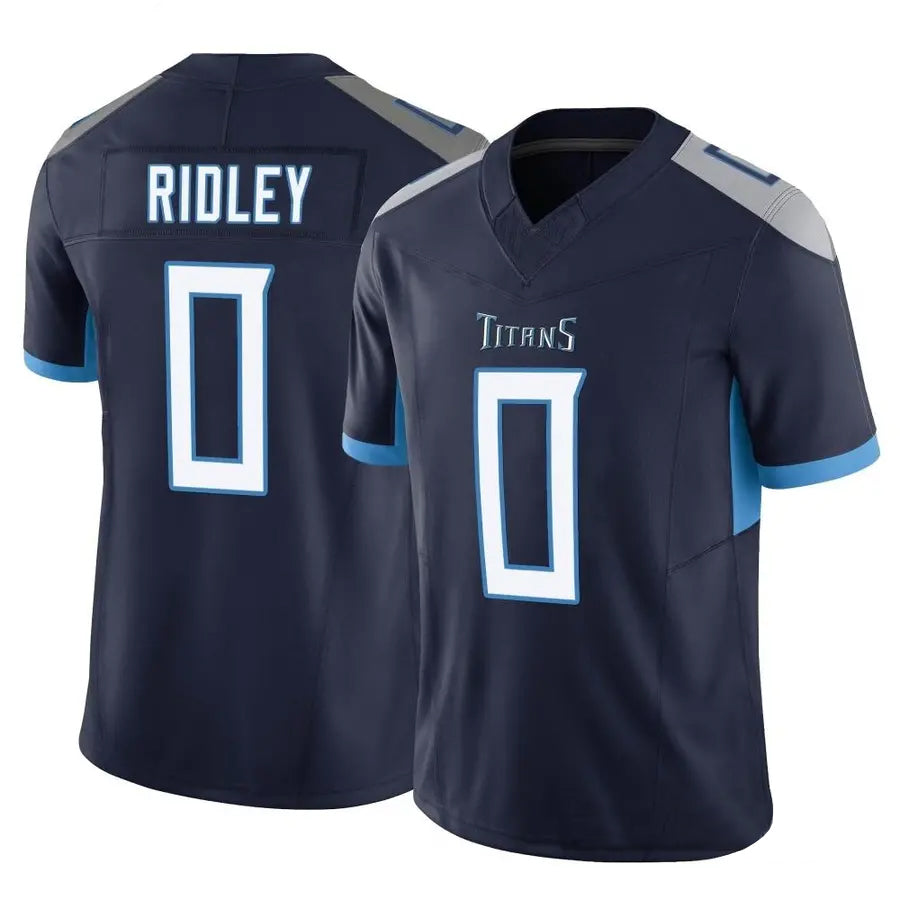 Ndoa T.Titans #0 Calvin Ridley Player Navy Vapor F.U.S.E. Limited Stitched Jerseys