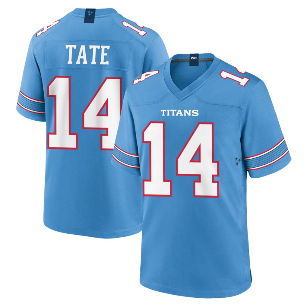 Ndoa T.Titans #14 Carnell Tate Player Light Blue 2026 Game Home Stitched Jerseys