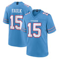 Ndoa T.Titans #15 Keldric Faulk Player Light Blue 2026 Game Home Stitched Jerseys