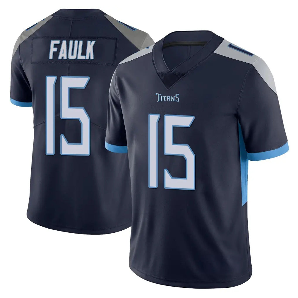 Ndoa T.Titans #15 Keldric Faulk Player Navy Limited Vapor Untouchable Home Game Stitched Jerseys