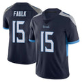 Ndoa T.Titans #15 Keldric Faulk Player Navy Limited Vapor Untouchable Home Game Stitched Jerseys