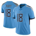 Ndoa T.Titans #18 Cor'Dale Flott Player Light Blue Limited Vapor Untouchable Home Game Stitched Jerseys