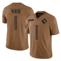 Ndoa T.Titans #1 Cameron Ward Player Brown Limited Salute to Service Home Game Stitched Jerseys