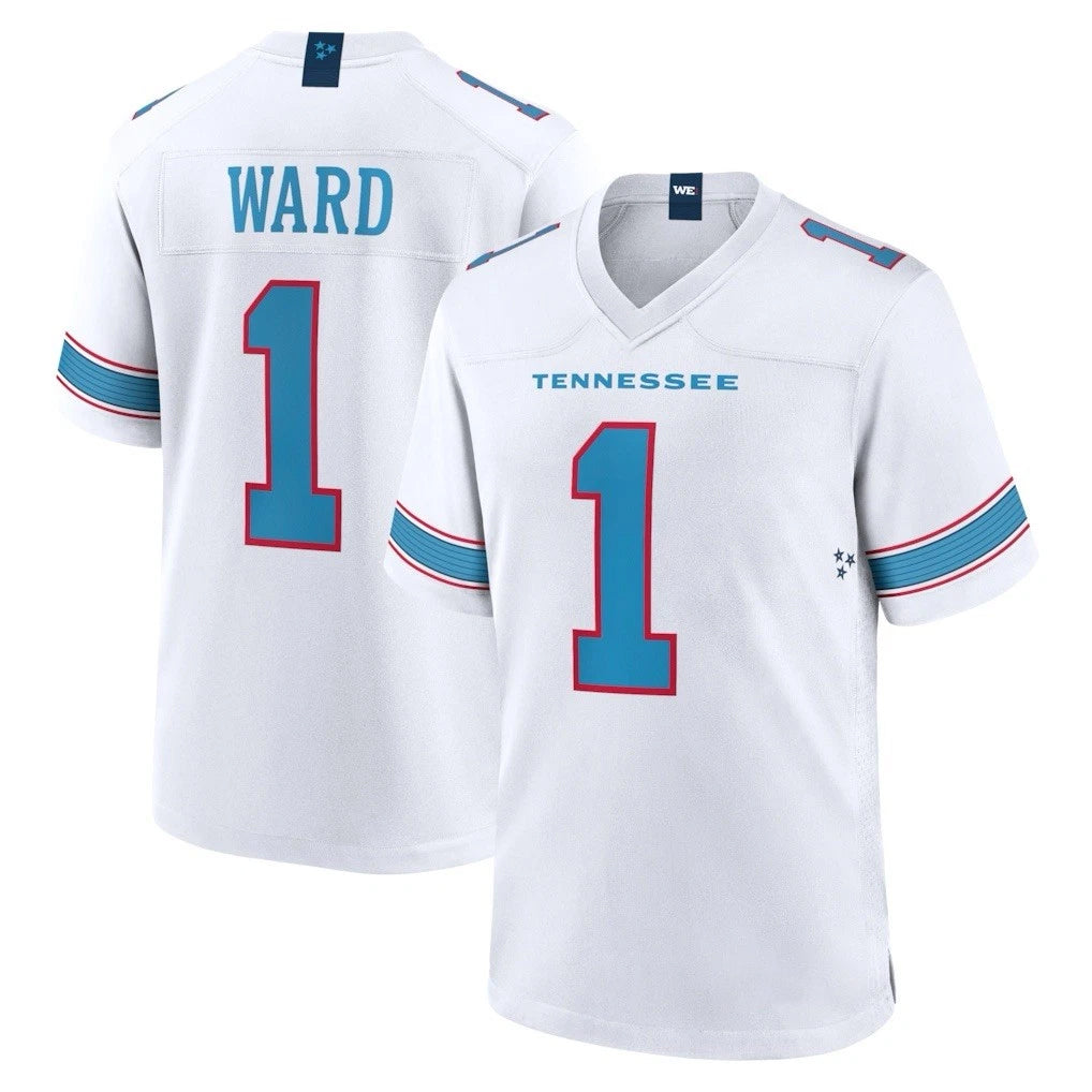 Ndoa T.Titans #1 Cameron Ward Player White 2026 Game Home Stitched Jerseys
