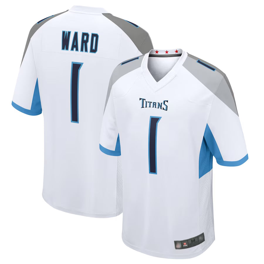 Ndoa T.Titans #1 Cameron Ward Player White Game Stitched Jerseys