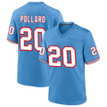 Ndoa T.Titans #20 Tony Pollard Player Light Blue Throwback Alternate Game Stitched Jerseys
