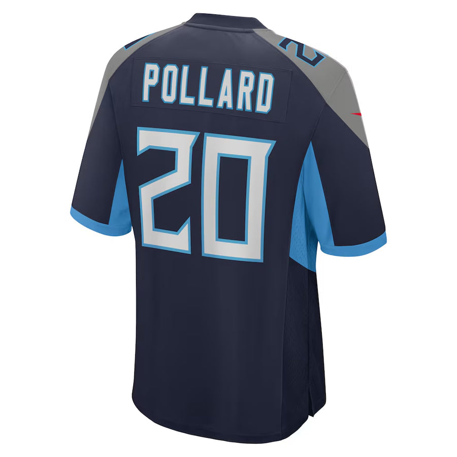 Ndoa T.Titans #20 Tony Pollard Player Navy Home Game Stitched Jerseys