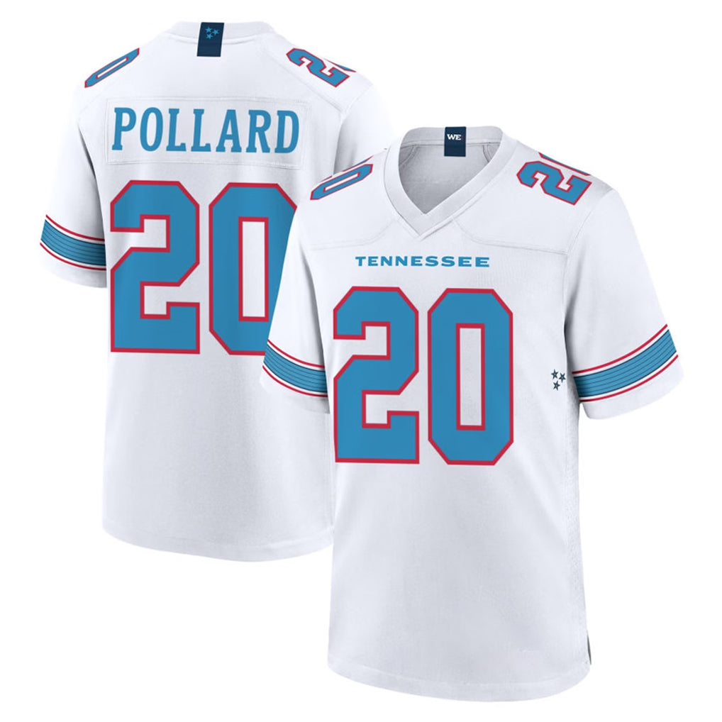 Ndoa T.Titans #20 Tony Pollard Player White 2026 Game Home Stitched Jerseys