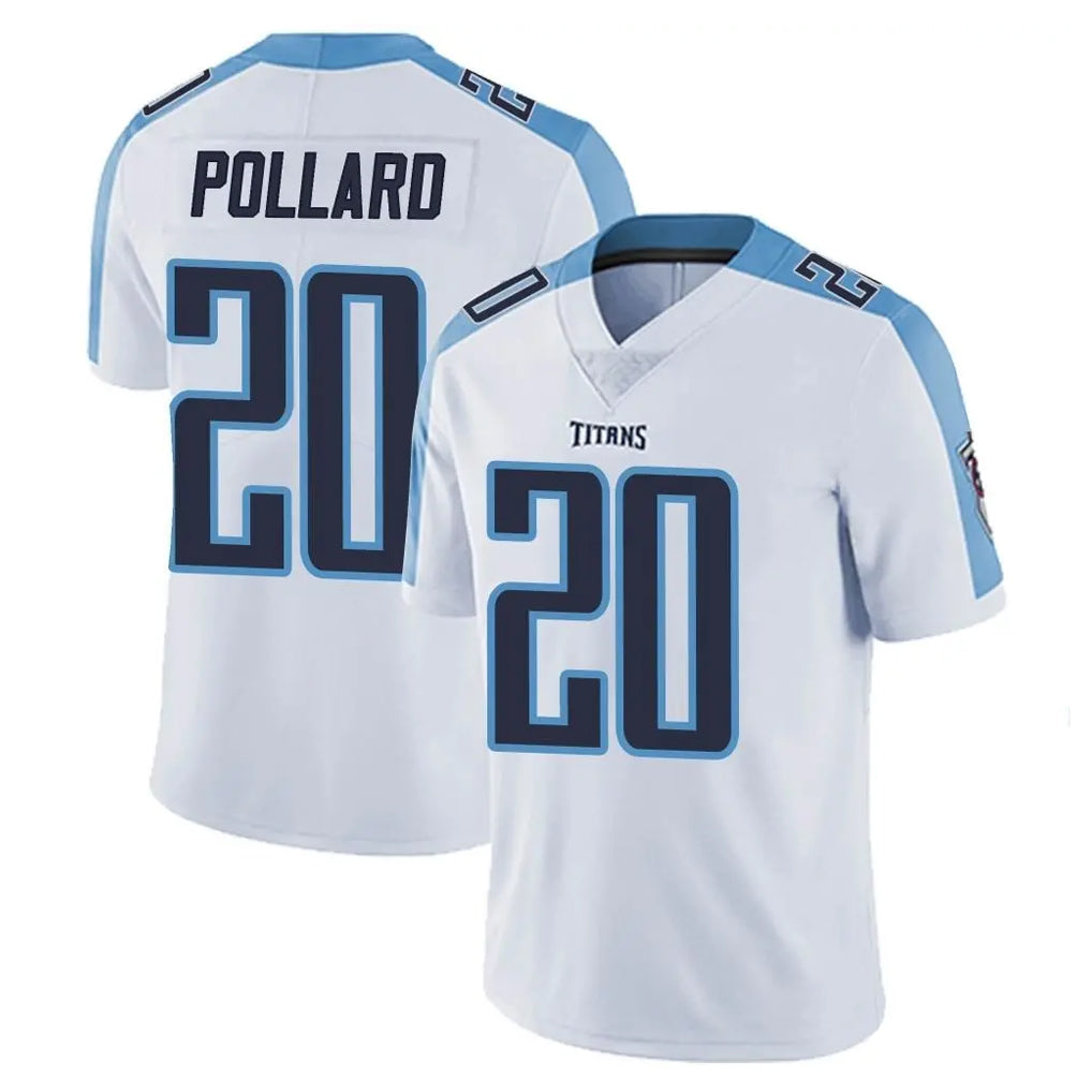 Ndoa T.Titans #20 Tony Pollard Player White Limited Vapor Untouchable Home Game Stitched Jerseys