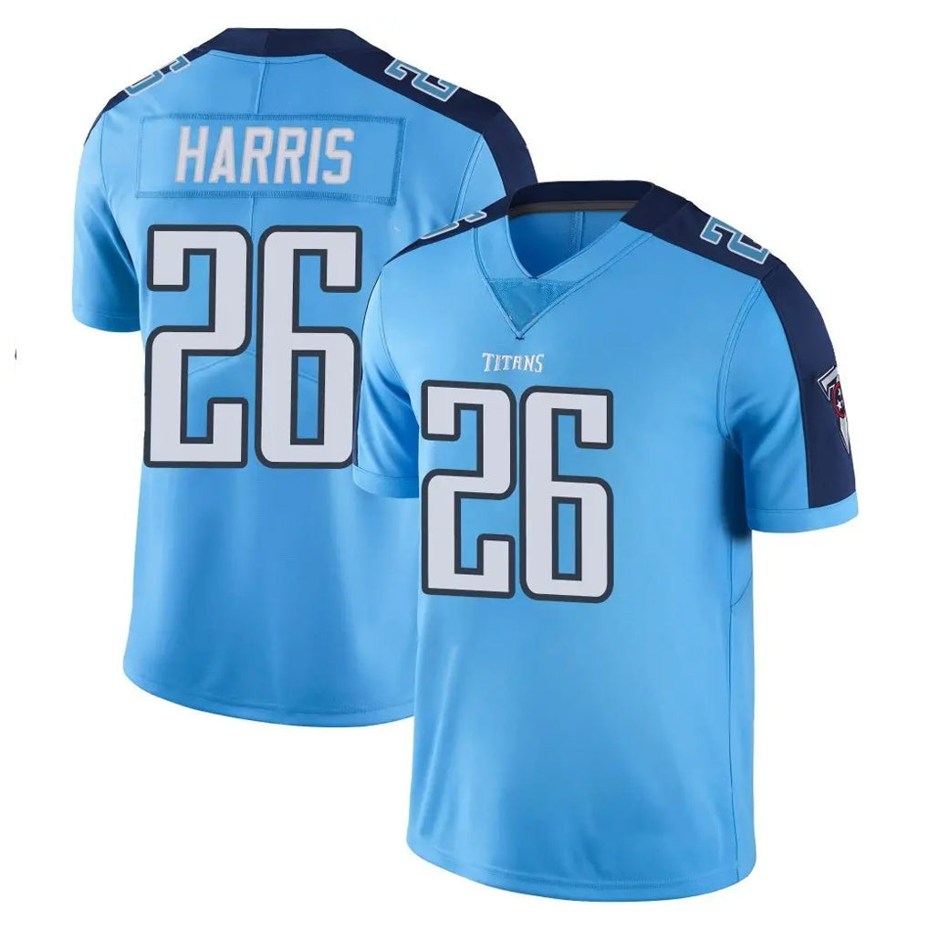 Ndoa T.Titans #26 Marcus Harris Player Light Blue Limited Color Rush Home Game Stitched Jerseys