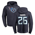Ndoa T.Titans #26 Marcus Harris Player Navy Logo Pullover Hoodies Home Game Stitched Jerseys