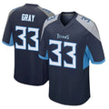 Ndoa T.Titans #33 Cedric Gray Player Navy Home Game Stitched Jerseys