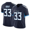 Ndoa T.Titans #33 Cedric Gray Player Navy Limited Vapor F.U.S.E. Home Game Stitched Jerseys