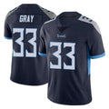 Ndoa T.Titans #33 Cedric Gray Player Navy Limited Vapor Untouchable Home Game Stitched Jerseys