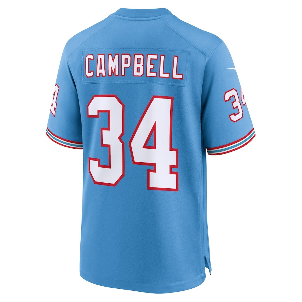 Ndoa T.Titans #34 Earl Campbell Light Blue Retired Player Alternate Game Stitched Jerseys