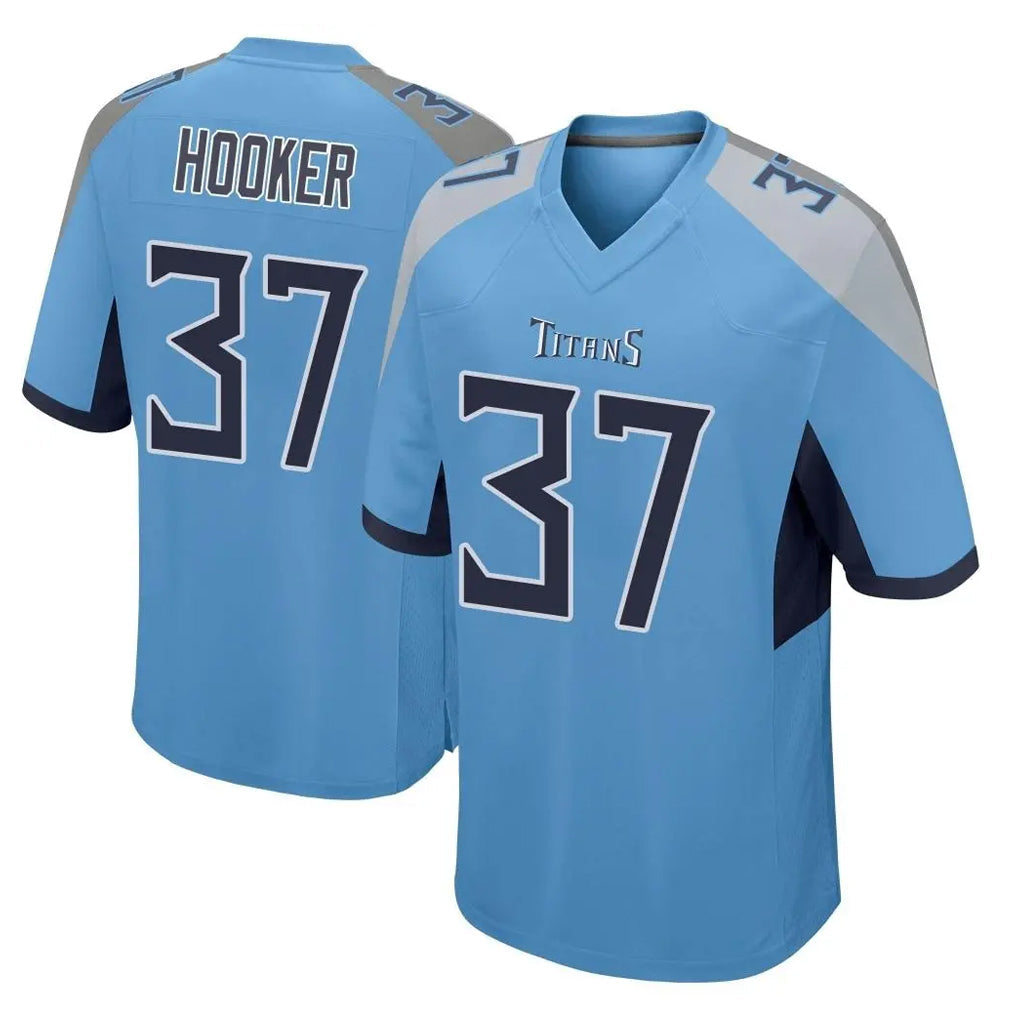 Ndoa T.Titans #37 Amani Hooker Player Light Blue Home Game Stitched Jerseys