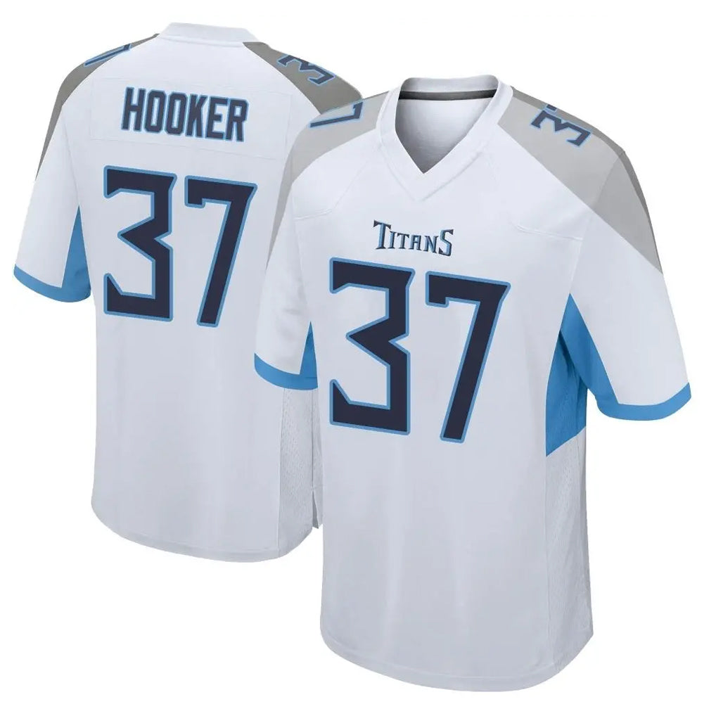 Ndoa T.Titans #37 Amani Hooker Player White Home Game Stitched Jerseys