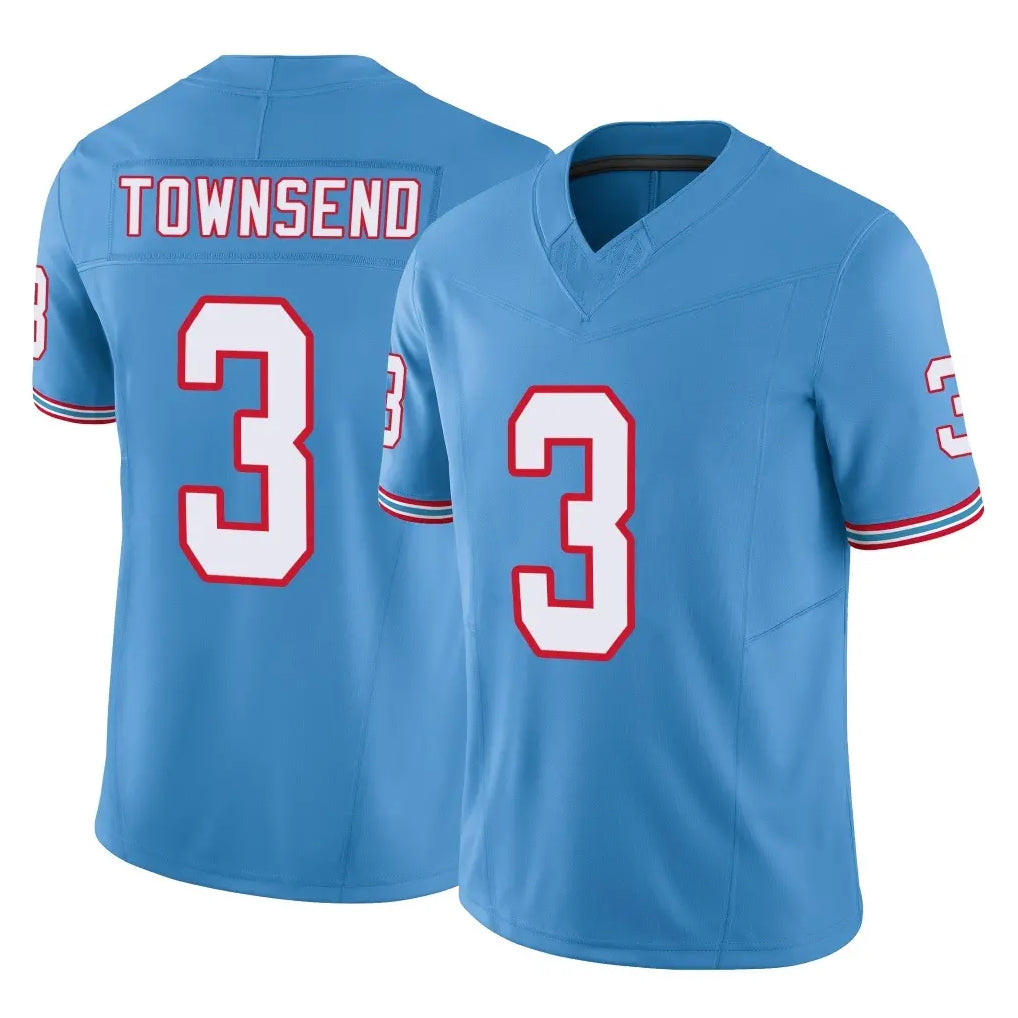 Ndoa T.Titans #3 Tommy Townsend Player Light Blue Limited Vapor F.U.S.E. Home Game Stitched Jerseys