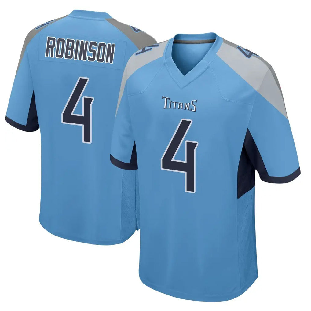 Ndoa T.Titans #4 Wan'Dale Robinson Player Light Blue Home Game Stitched Jerseys