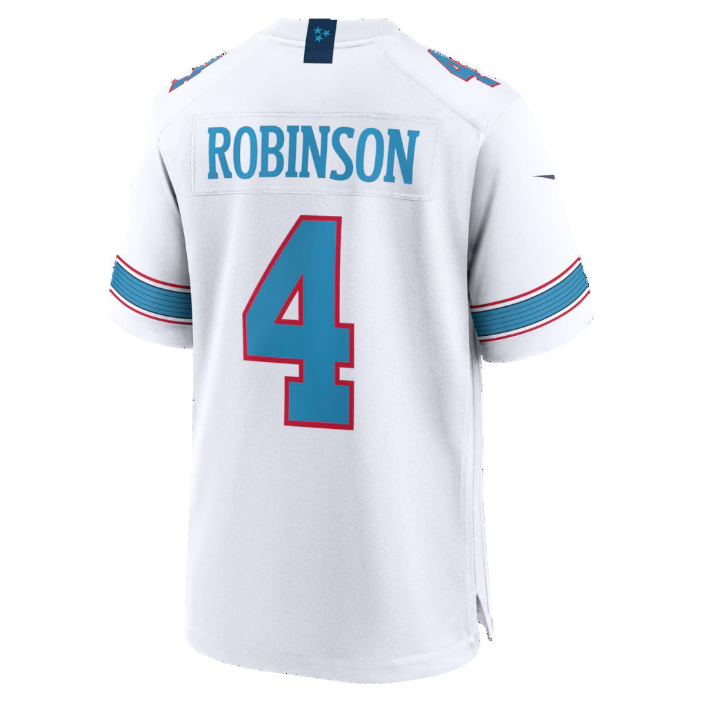 Ndoa T.Titans #4 Wan'Dale Robinson White Game Stitched Jerseys