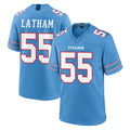Ndoa T.Titans #55 JC Latham Player Light Blue 2026 Game Home Stitched Jerseys