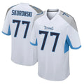 Ndoa T.Titans #77 Peter Skoronski Player White Home Game Stitched Jerseys
