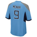 Ndoa T.Titans #9 Steve McNair Player Light Blue Home Game Stitched Jerseys