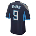 Ndoa T.Titans #9 Steve McNair Player Navy Home Game Stitched Jerseys