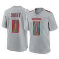 Ndoa TB.Buccaneers #0 Yaya Diaby Player Gray Atmosphere Fashion Home Game Stitched Jerseys