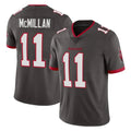 Ndoa TB.Buccaneers #11 Jalen McMillan Player Pewter Limited Alternate Vapor Home Game Stitched Jerseys