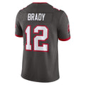 Ndoa TB.Buccaneers #12 Tom Brady Player Pewter Vapor F.U.S.E. Limited Stitched Jerseys