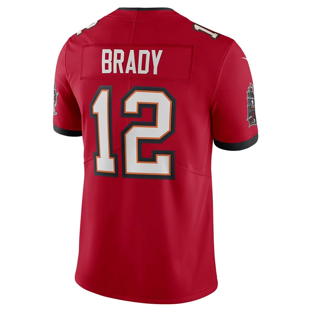 Ndoa TB.Buccaneers #12 Tom Brady Player Red Vapor F.U.S.E. Limited Stitched Jerseys