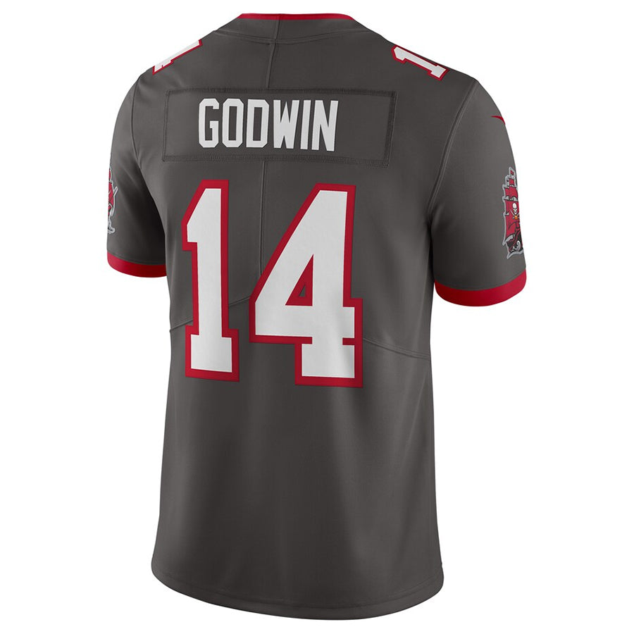 Ndoa TB.Buccaneers #14 Chris Godwin Jr. Player Pewter Vapor Limited Stitched Jerseys