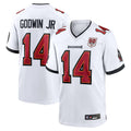 Ndoa TB.Buccaneers #14 Chris Godwin Jr. Player White 50th Anniversary Game Stitched Jerseys