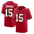 Ndoa TB.Buccaneers #15 Tez Johnson Player Red Home Game Stitched Jerseys