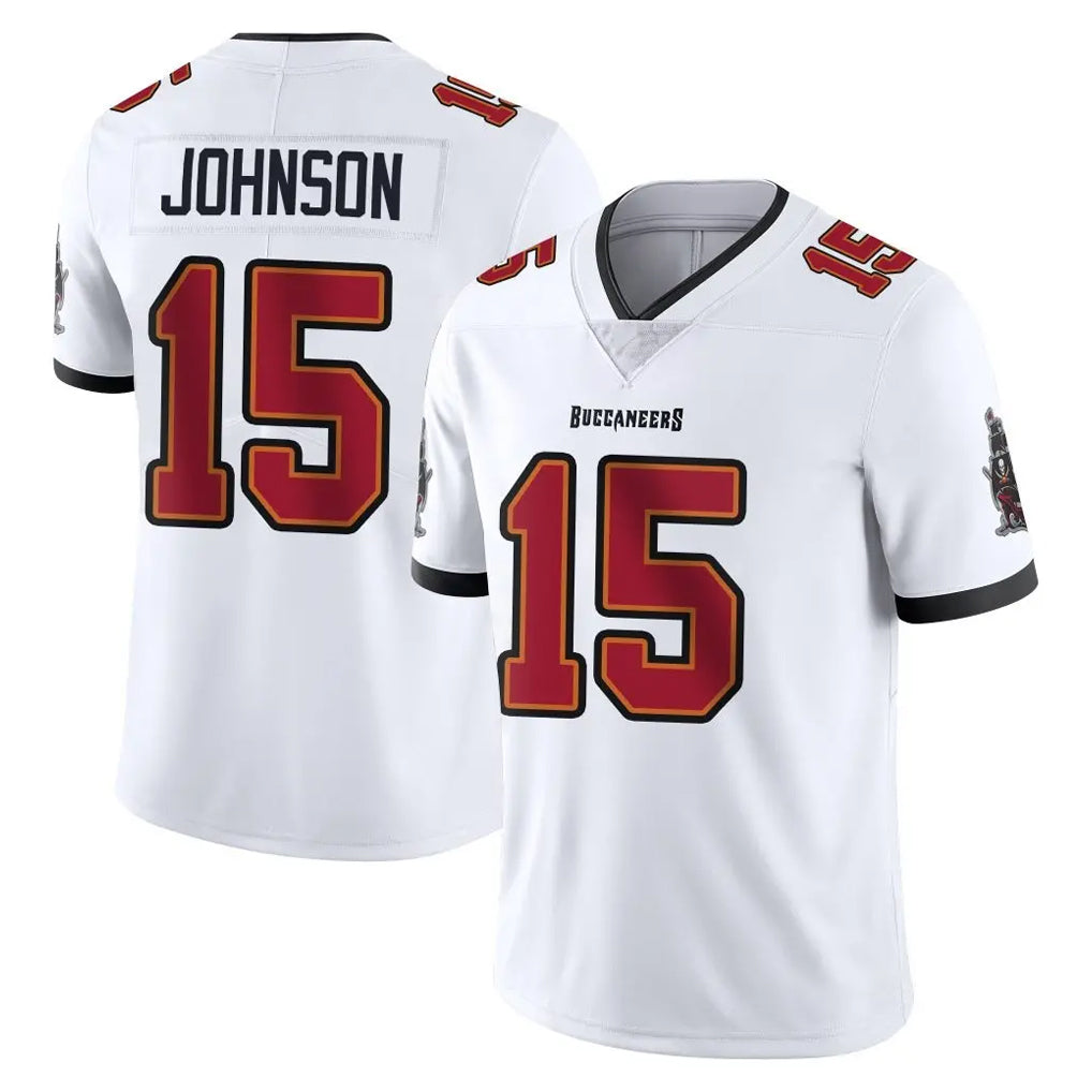 Ndoa TB.Buccaneers #15 Tez Johnson Player White Limited Vapor Untouchable Home Game Stitched Jerseys