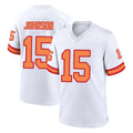 Ndoa TB.Buccaneers #15 Tez Johnson Player White '76 Home Game Stitched Jerseys