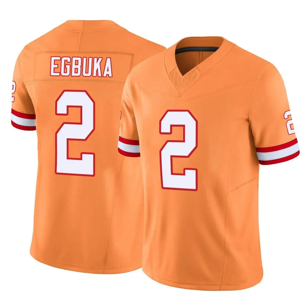 Ndoa TB.Buccaneers #2 Emeka Egbuka Player Orange Vapor F.U.S.E. Limited Stitched Jerseys