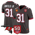 Ndoa TB.Buccaneers #31 Antoine Winfield Jr. Player Pewter Limited 2026 Season Vapor F.U.S.E. Home Game Stitched Jerseys