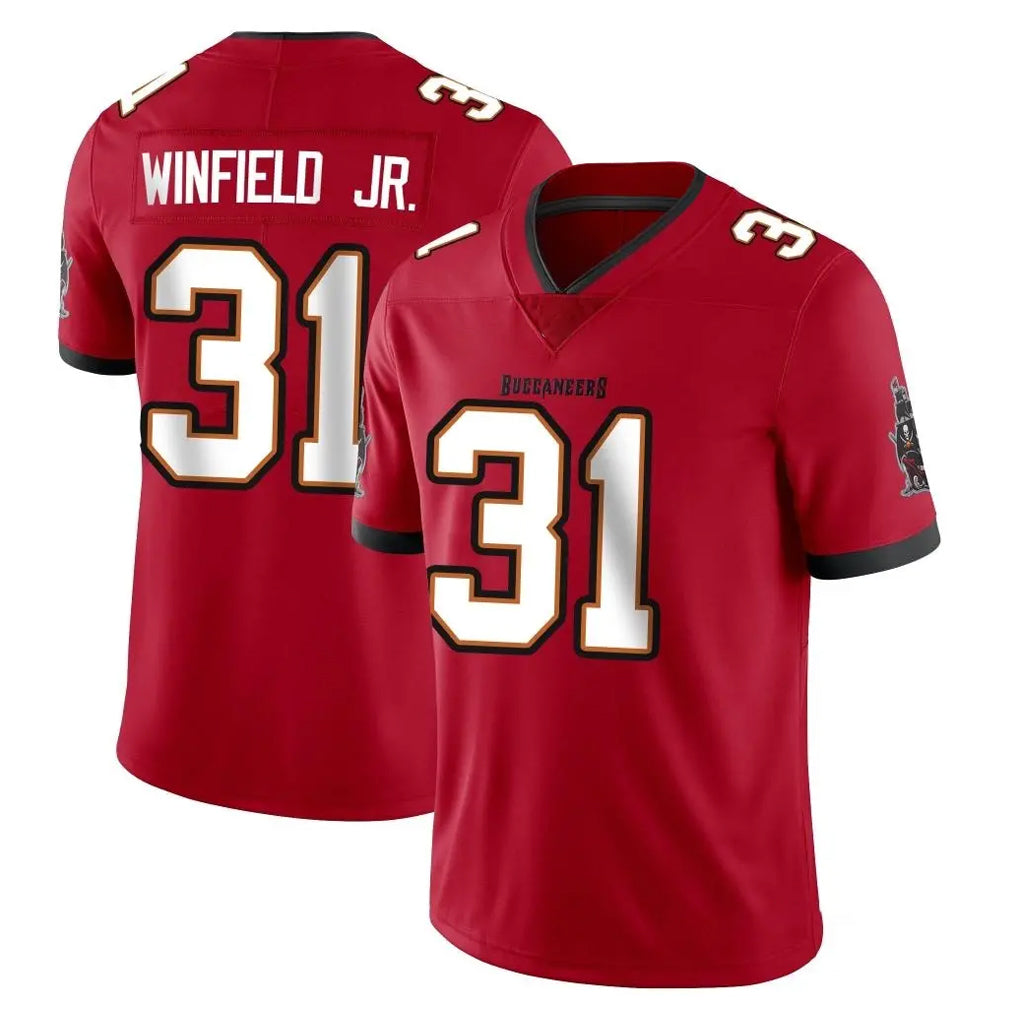 Ndoa TB.Buccaneers #31 Antoine Winfield Jr. Player Red Limited Vapor F.U.S.E. Home Game Stitched Jerseys