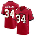 Ndoa TB.Buccaneers #34 Alex Anzalone Player Red Home Game Stitched Jerseys
