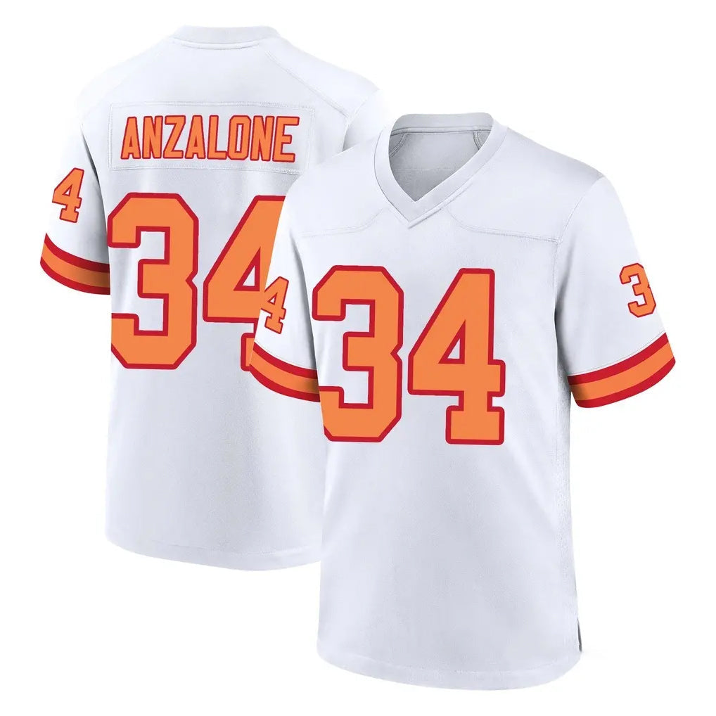 Ndoa TB.Buccaneers #34 Alex Anzalone Player White '76 Home Game Stitched Jerseys