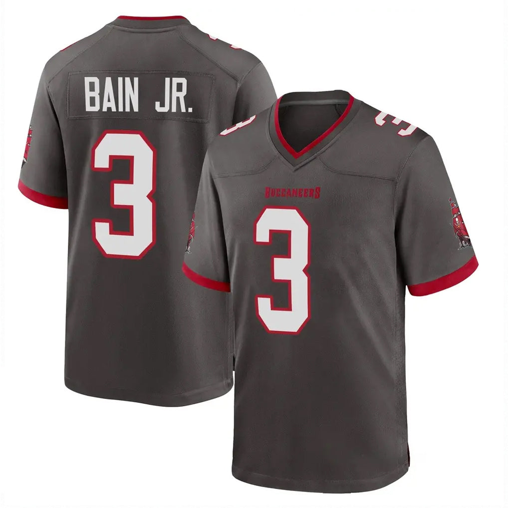 Ndoa TB.Buccaneers #3 Rueben Bain Jr. Player Pewter Alternate Home Game Stitched Jerseys