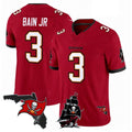 Ndoa TB.Buccaneers #3 Rueben Bain Jr. Player Red Limited 2026 Season Vapor F.U.S.E. Home Game Stitched Jerseys