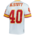 Ndoa TB.Buccaneers #40 Mike Alstott Mitchell & Ness White Legacy Replica Stitched Puhic Jersey