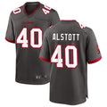 Ndoa TB.Buccaneers #40 Mike Alstott Player Pewter Game Stitched Jerseys