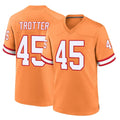 Ndoa TB.Buccaneers #45 Josiah Trotter Player Orange Throwback Home Game Stitched Jerseys