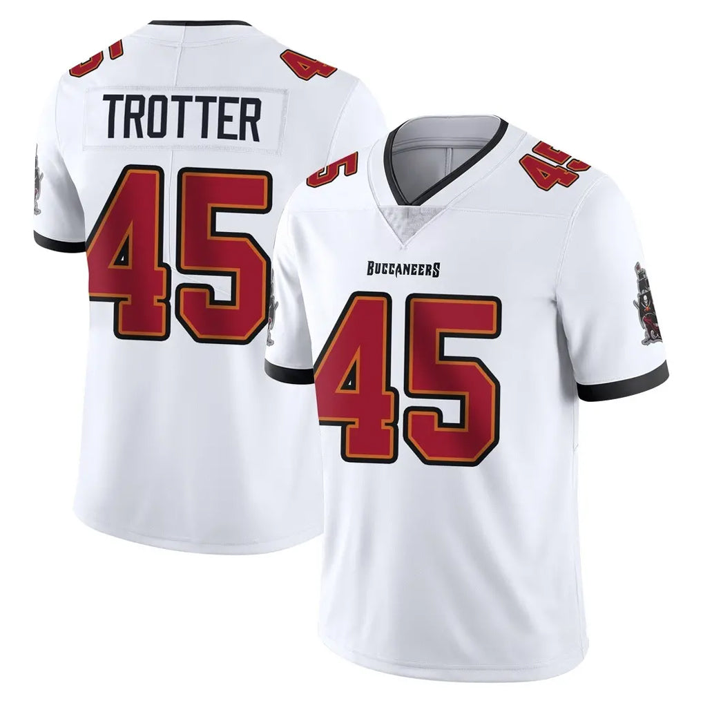 Ndoa TB.Buccaneers #45 Josiah Trotter Player White Limited Vapor Untouchable Home Game Stitched Jerseys