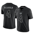 Ndoa TB.Buccaneers #4 Chase McLaughlin Player Black Reflective Limited Home Game Stitched Jerseys