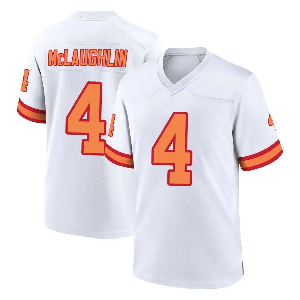 Ndoa TB.Buccaneers #4 Chase McLaughlin Player White '76 Home Game Stitched Jerseys